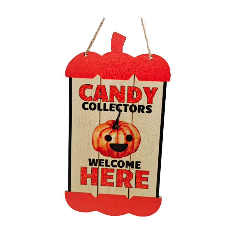 Wooden Halloween Party Door Sign