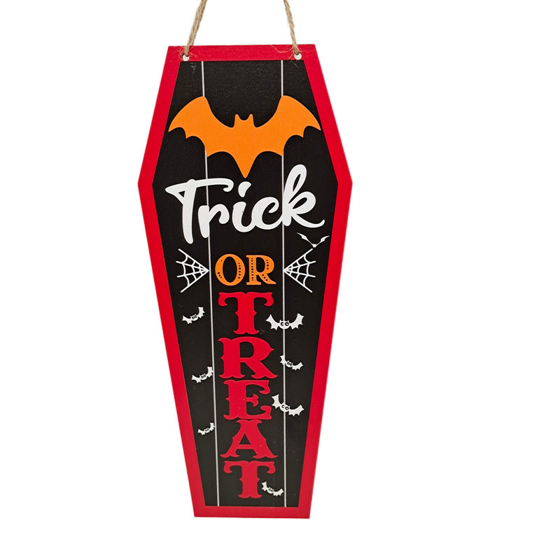 Wooden Halloween Party Door Sign