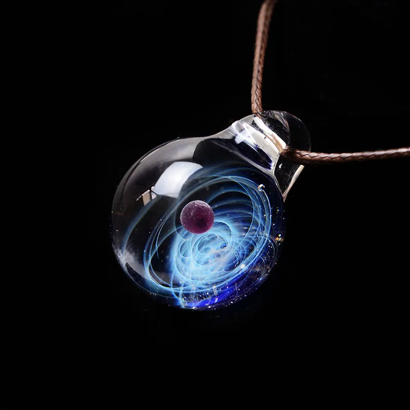 Cosmic Glass Ball Pendant