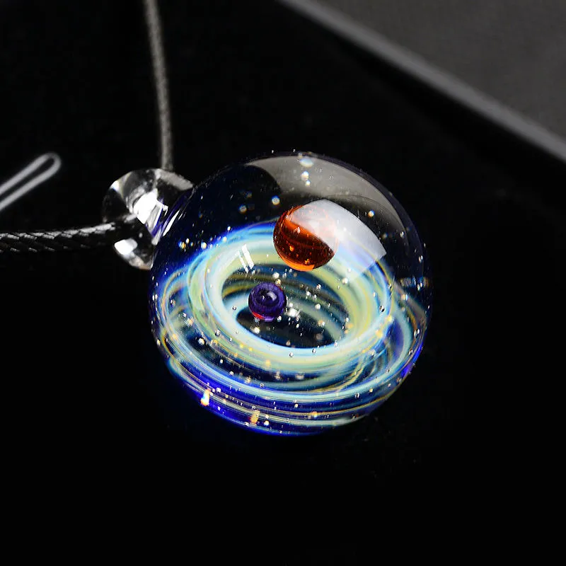Cosmic Glass Ball Pendant