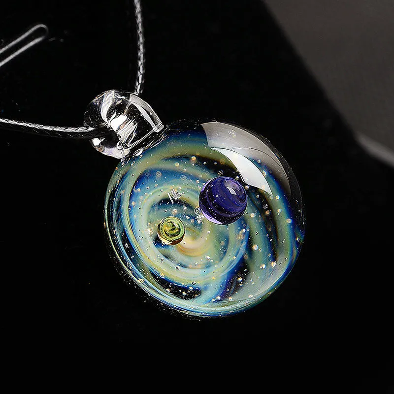 Cosmic Glass Ball Pendant