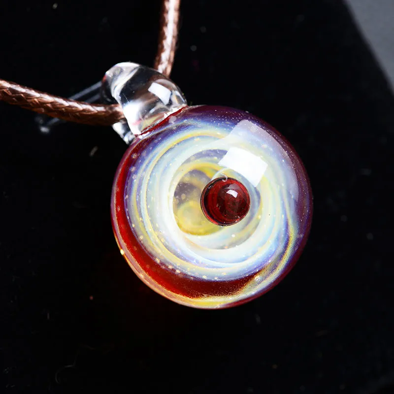 Cosmic Glass Ball Pendant