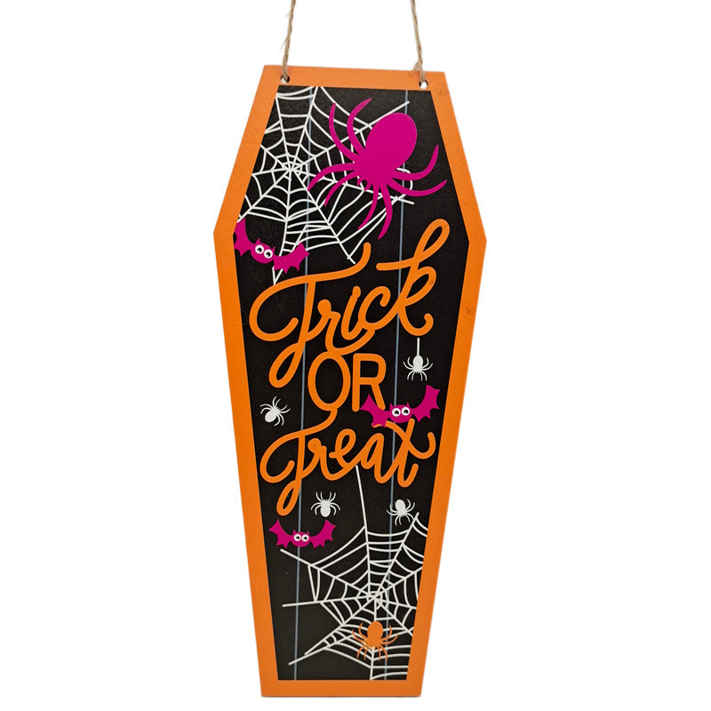 Wooden Halloween Party Door Sign