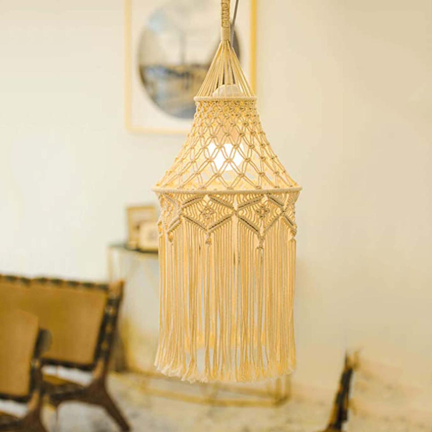 Handwoven Home Chandelier Decoration
