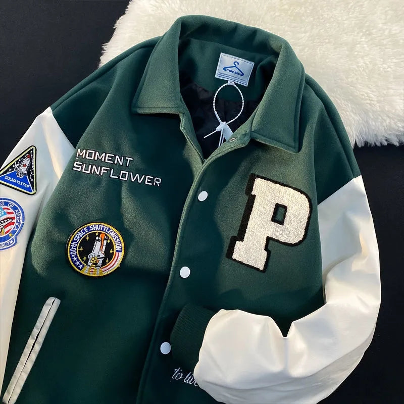 American trendy pilot baseball uniform