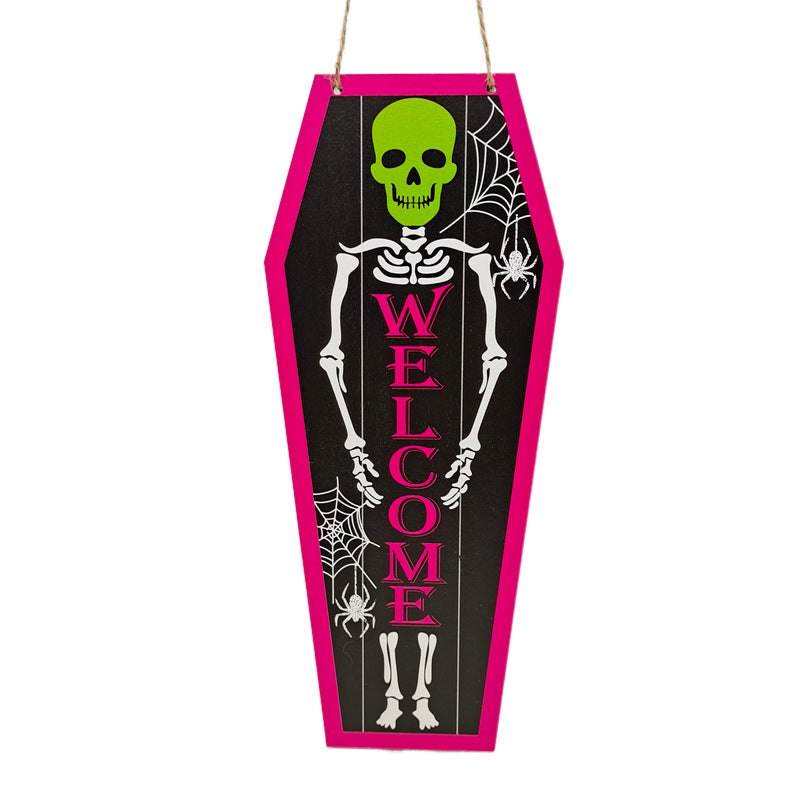 Wooden Halloween Party Door Sign