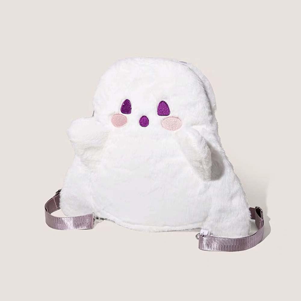 Halloween Cute Ghost Face Backpacks, Mini Crossbody Candy Bag