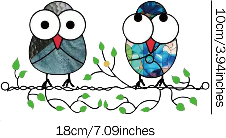 Multicolor Owls Window Hanging Suncatchers