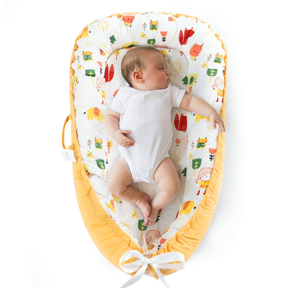 Baby Nest 100% Cotton Happy Time Print Newborn Breathable Sleep Cover