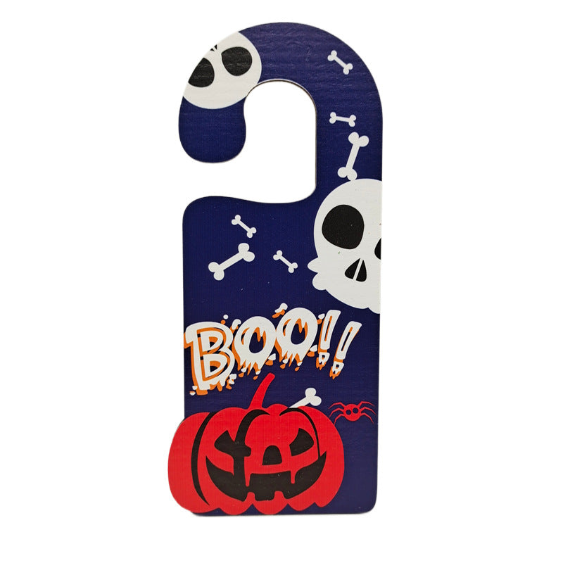 Wooden Halloween Party Door Sign