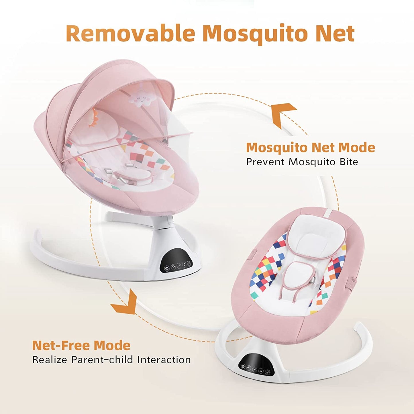 Electric Portable Baby Swing for Newborn