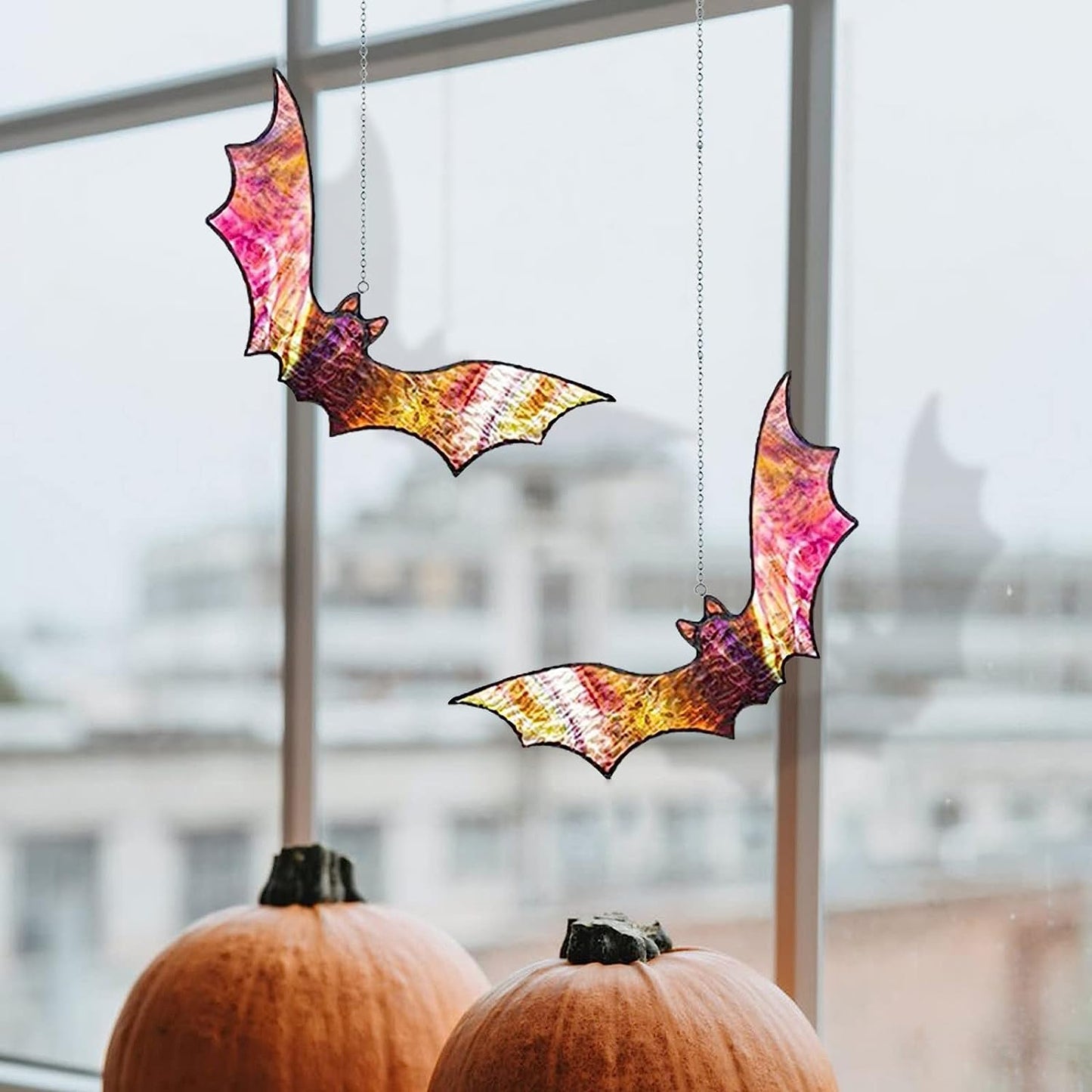 Bat Stained Glass Suncatchers Window Panel