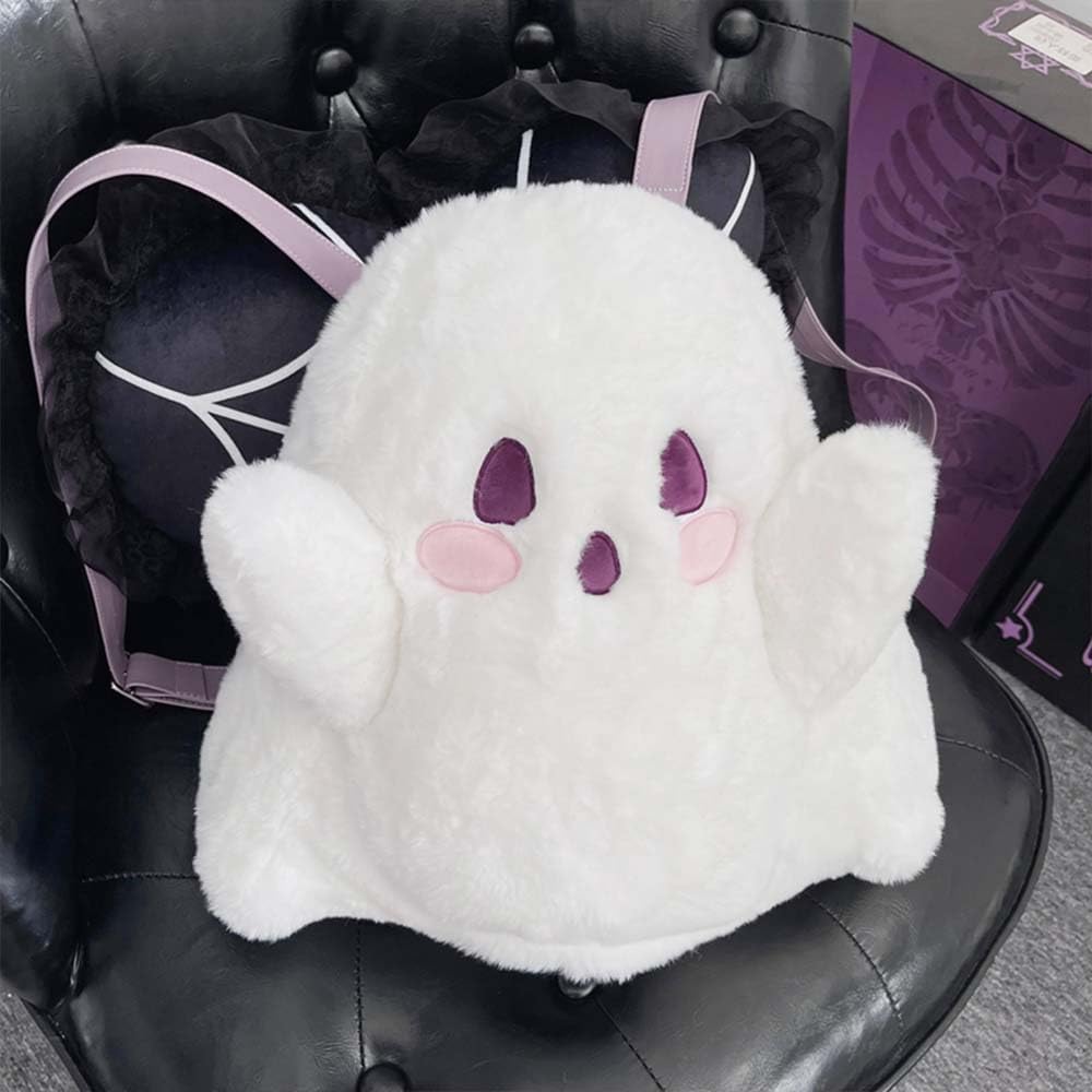 Halloween Cute Ghost Face Backpacks, Mini Crossbody Candy Bag