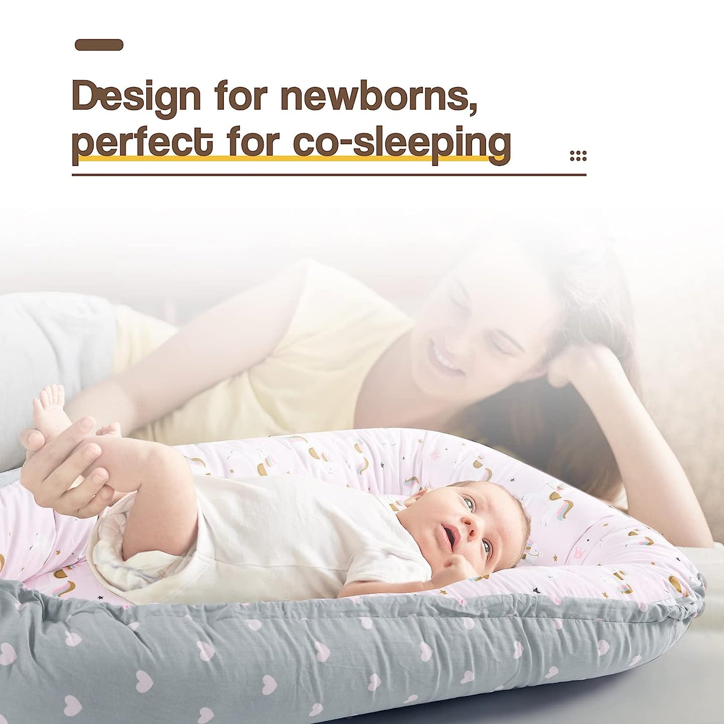 Baby Nest 100% Cotton Horse Print Newborn Breathable Sleep Cover
