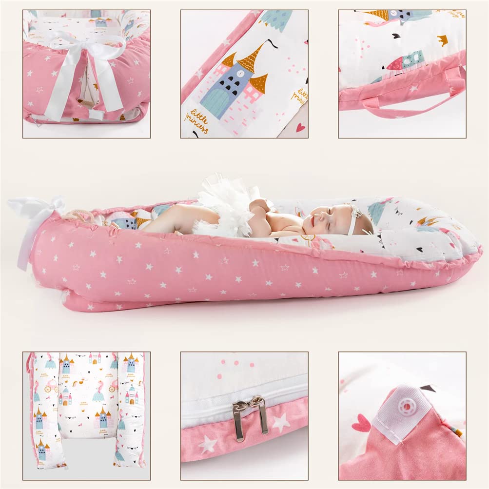 Baby Nest 100% Cotton Castle Print Newborn Breathable Sleep Cover