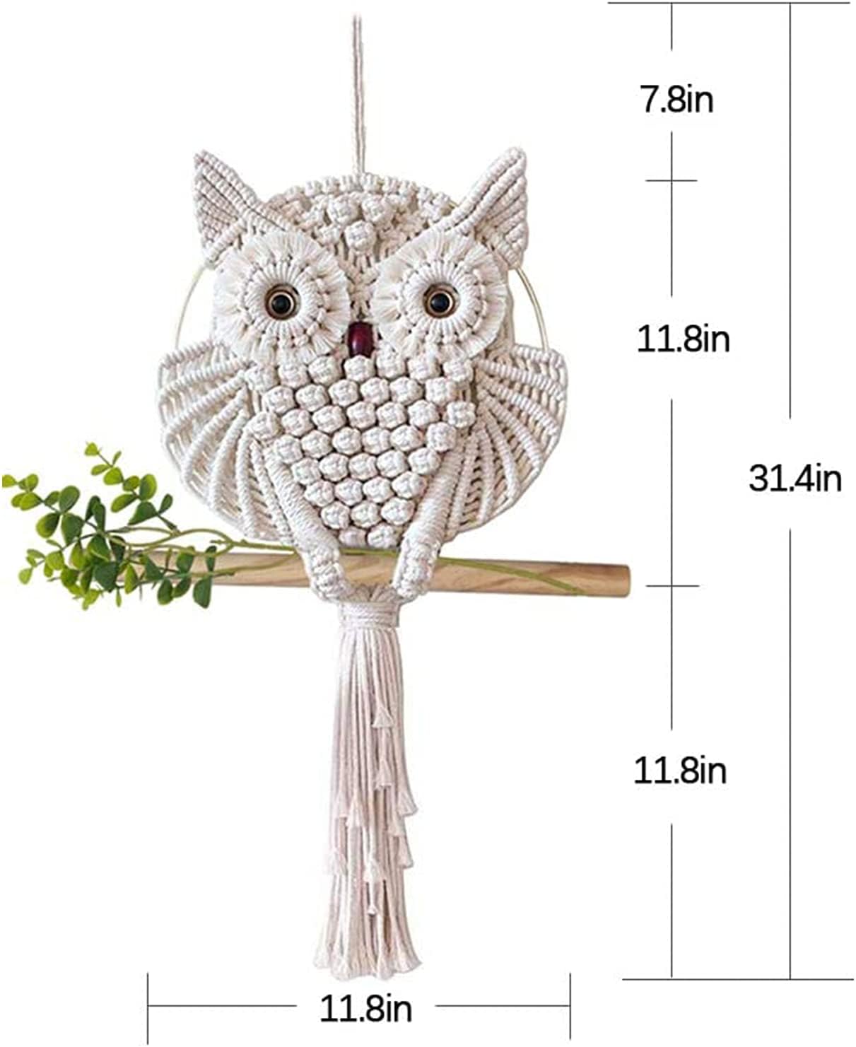 Owl Hand Woven Tapestry