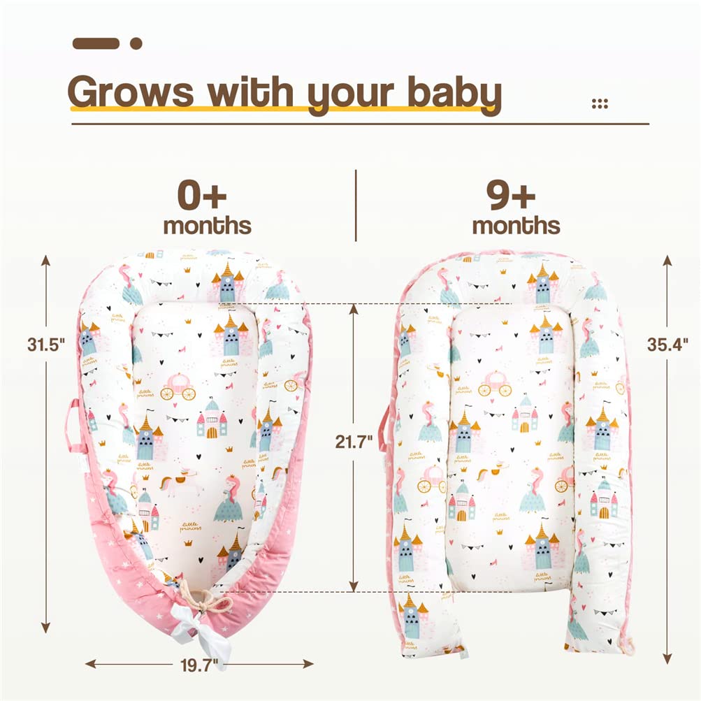 Baby Nest 100% Cotton Castle Print Newborn Breathable Sleep Cover