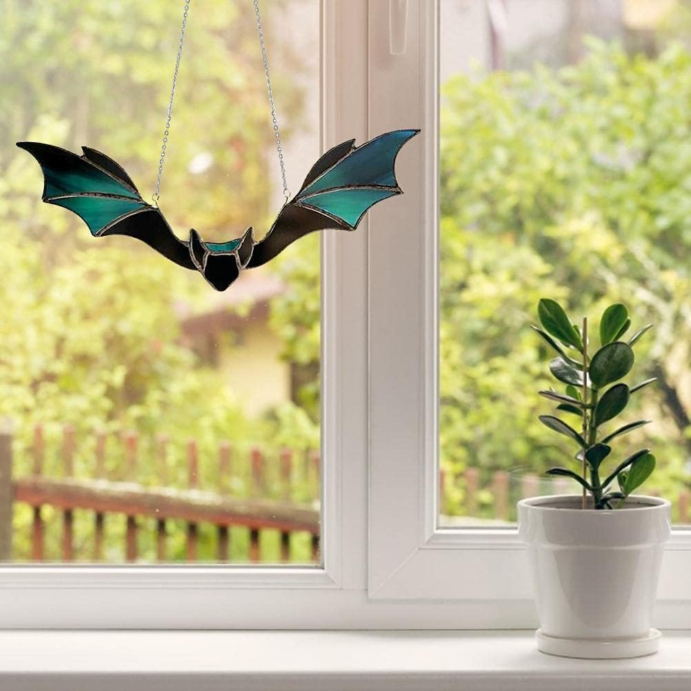 Bat Stained Glass Suncatchers Window Panel