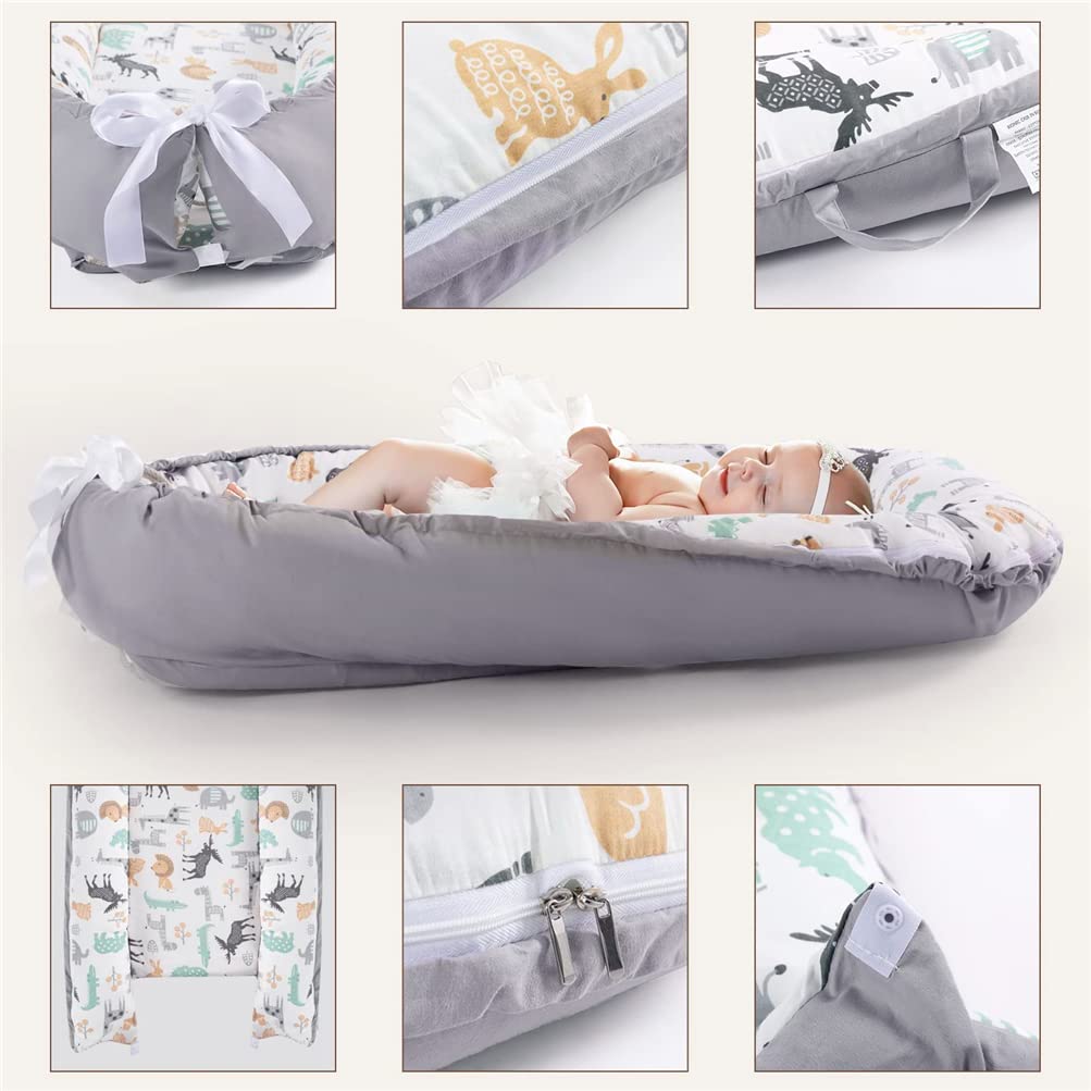 Baby Nest 100% Cotton Animal Print Newborn Breathable Sleep Cover