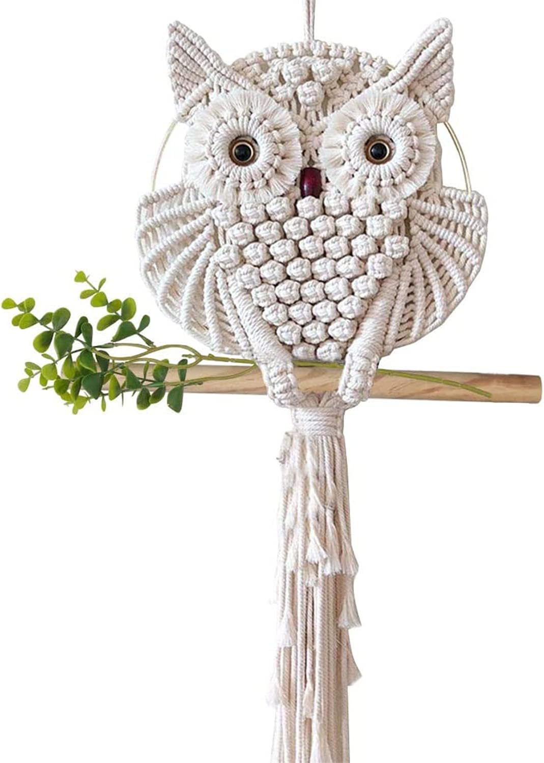 Owl Hand Woven Tapestry