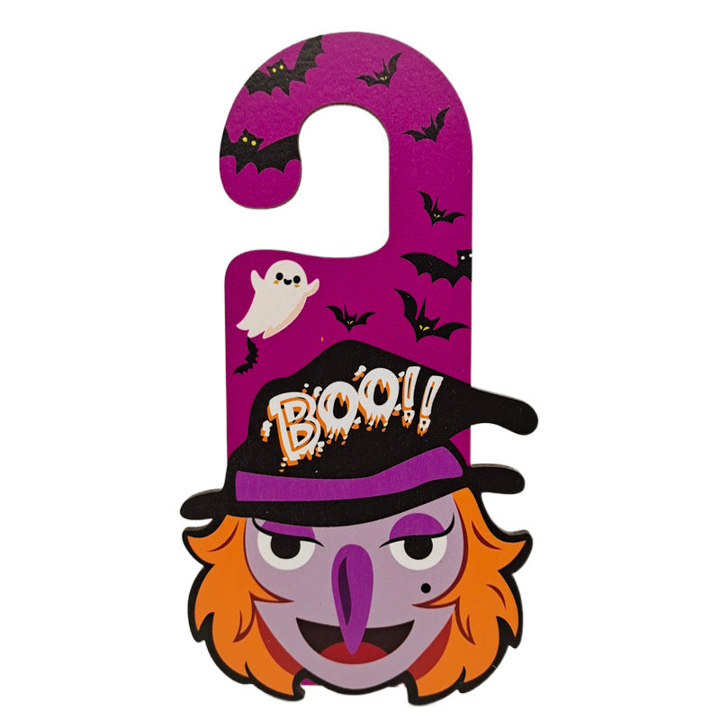 Wooden Halloween Party Door Sign