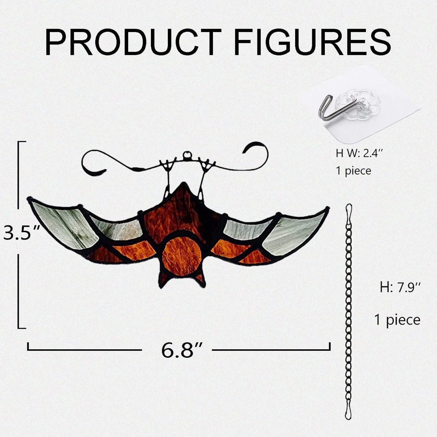 Bat Suncatcher Halloween Decoration