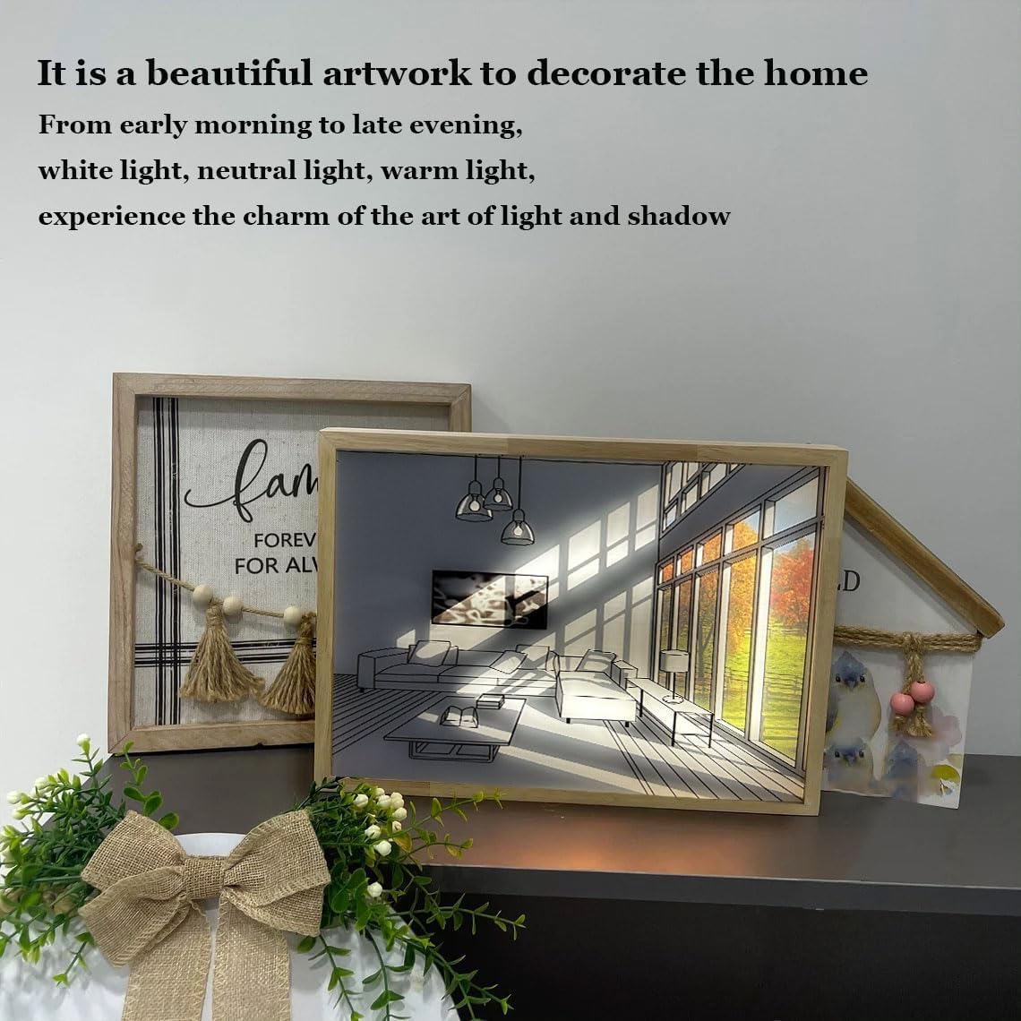 LED Night Light Wall Art Decor