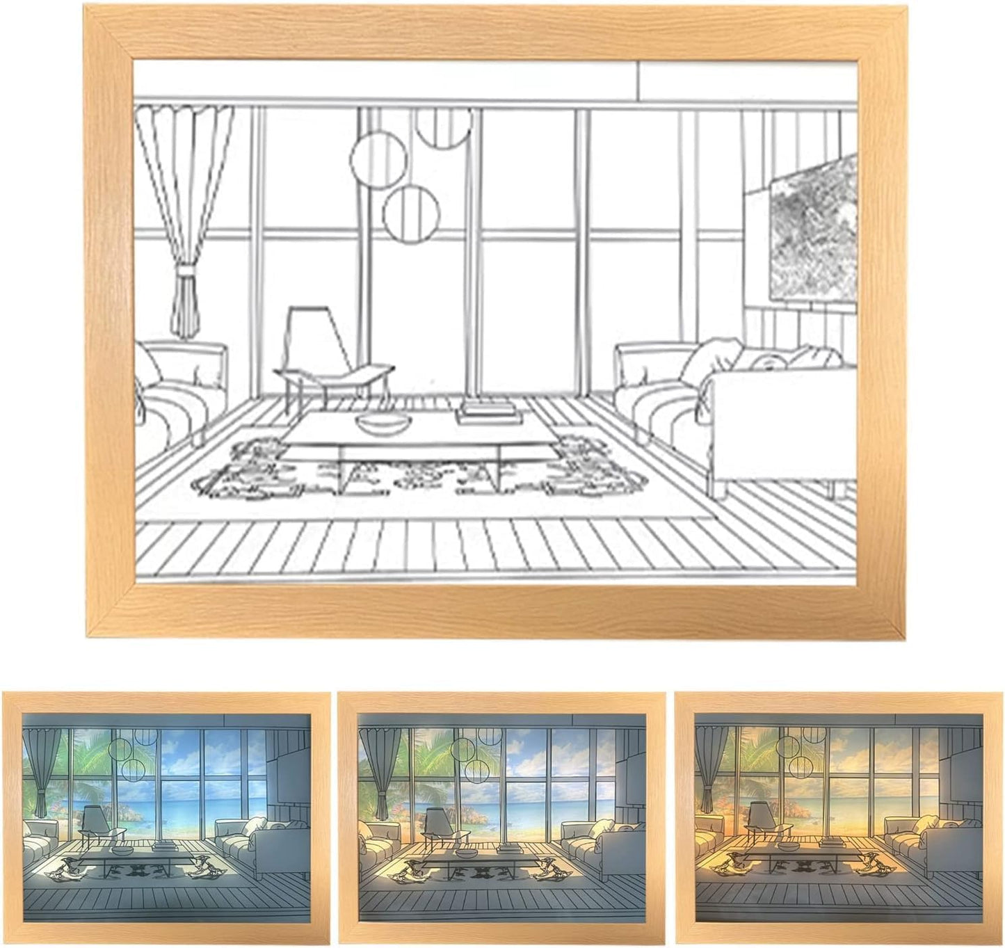 LED Night Light Wall Art Decor