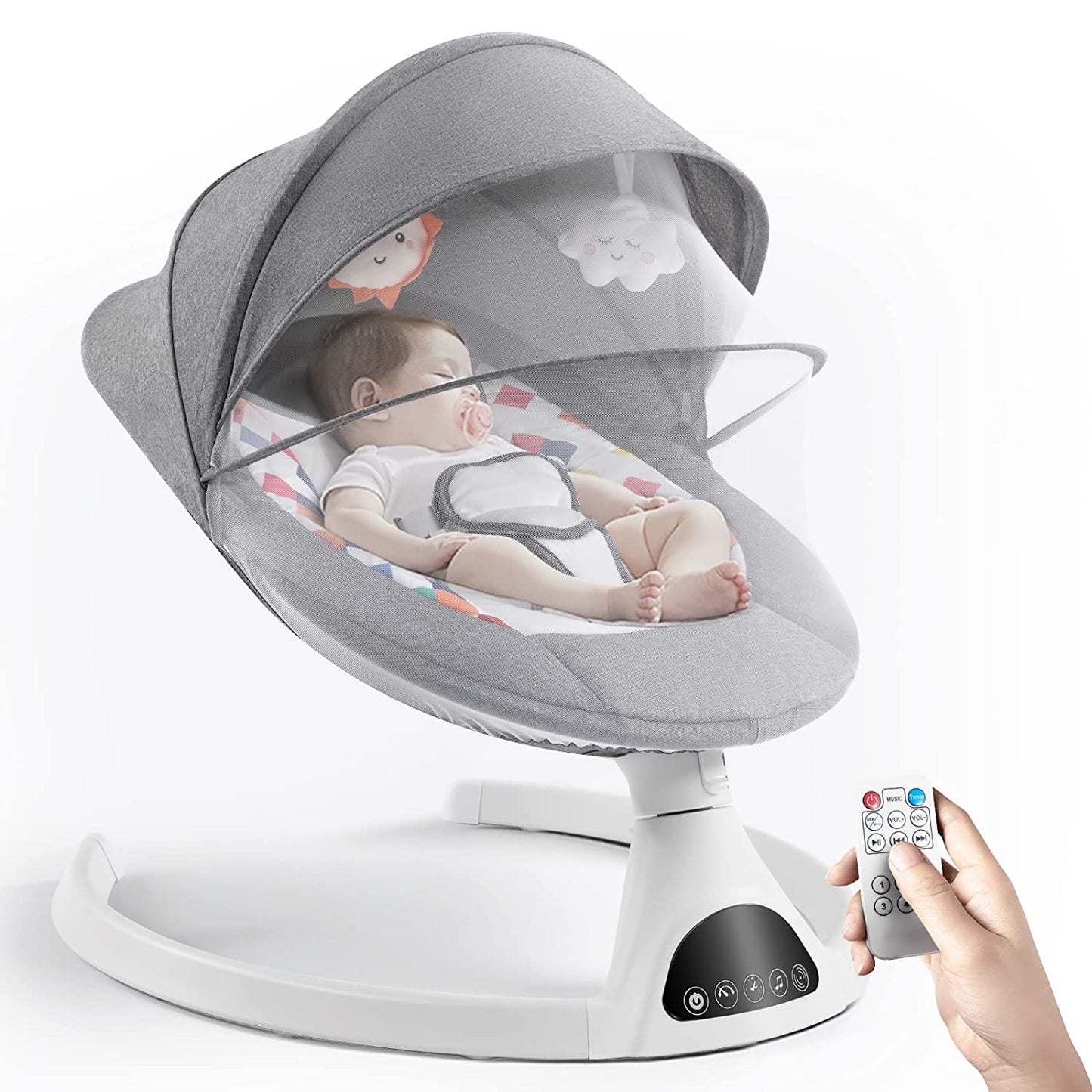 Electric Portable Baby Swing for Newborn
