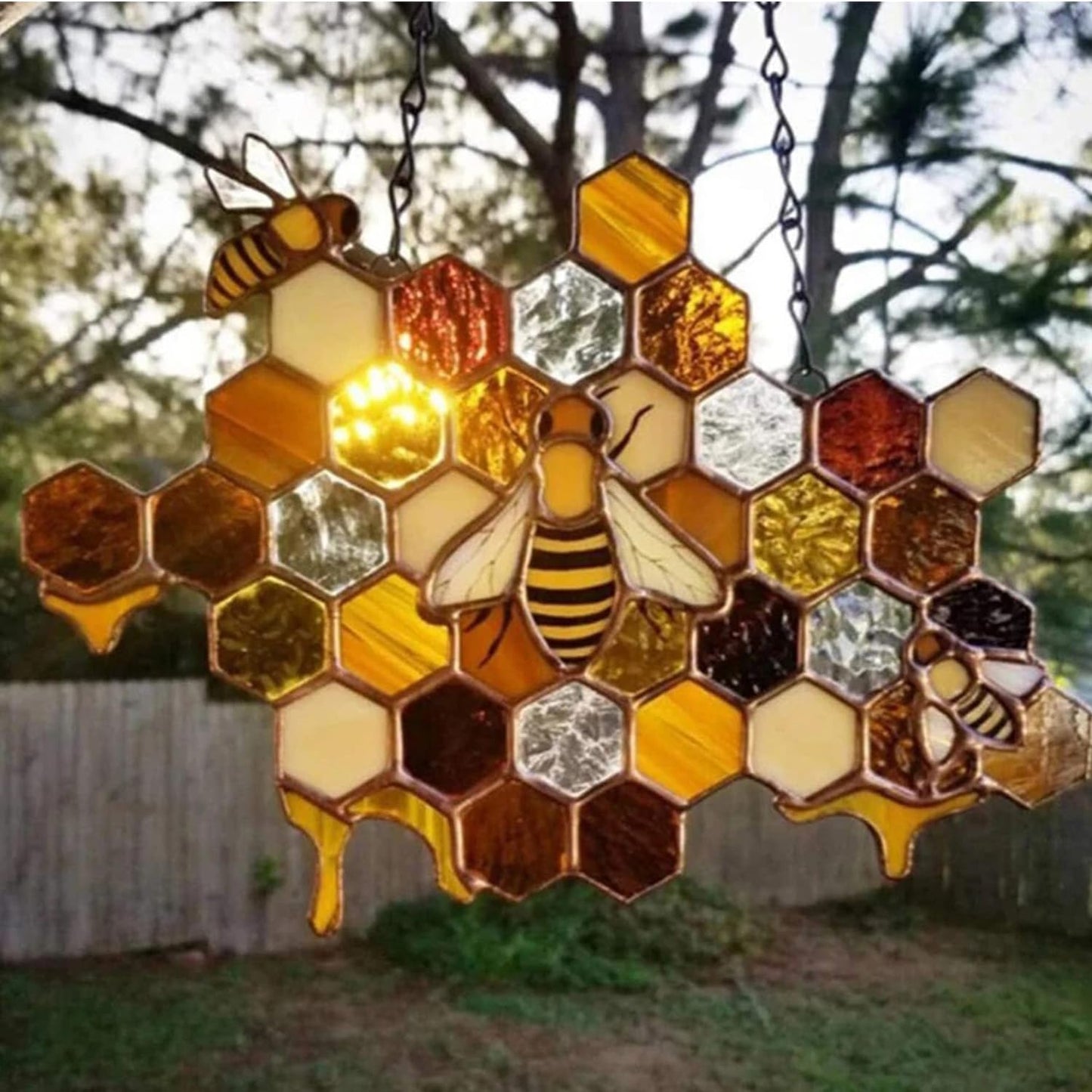 Bee Handmade Stained Suncatchers