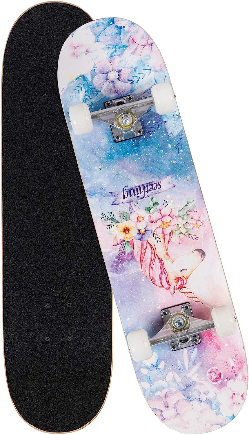 Unicorn group skateboard beginners children's standard skateboard