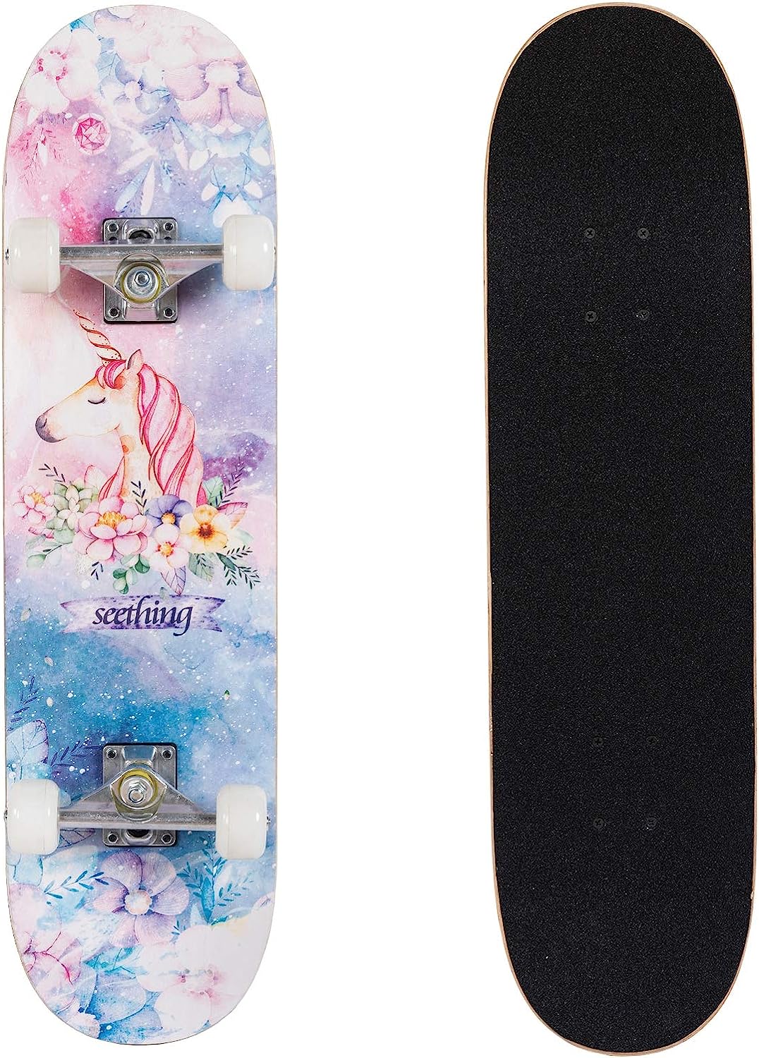 Unicorn group skateboard beginners children's standard skateboard