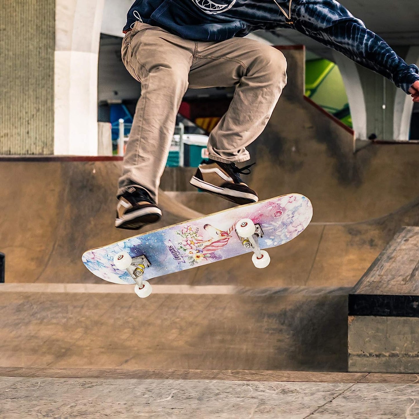 Unicorn group skateboard beginners children's standard skateboard
