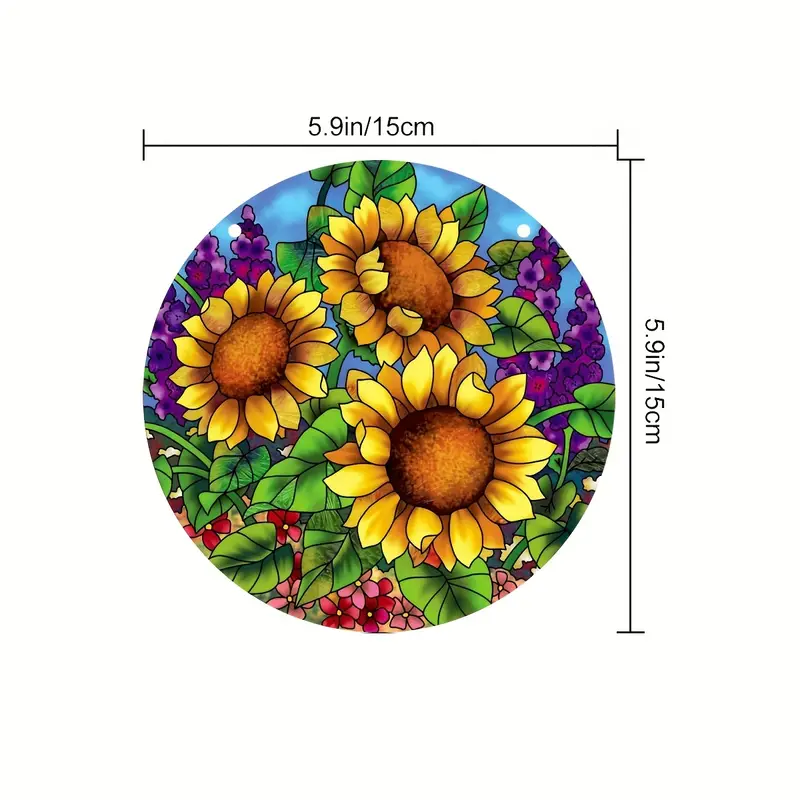 Elegant Sunflower Suncatcher