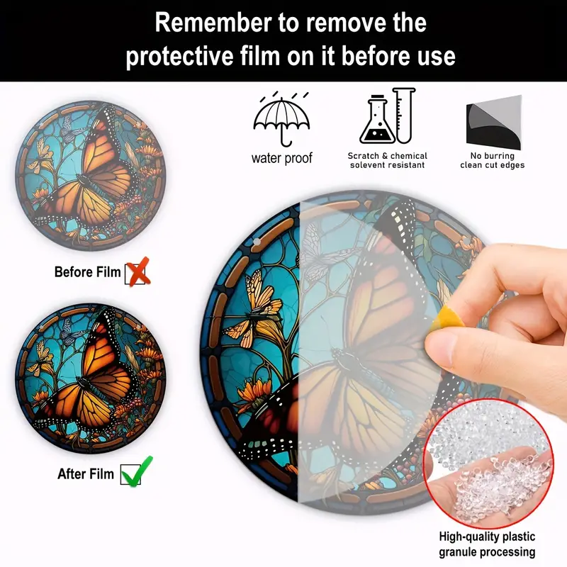 Colorful Butterfly Window Suncatcher