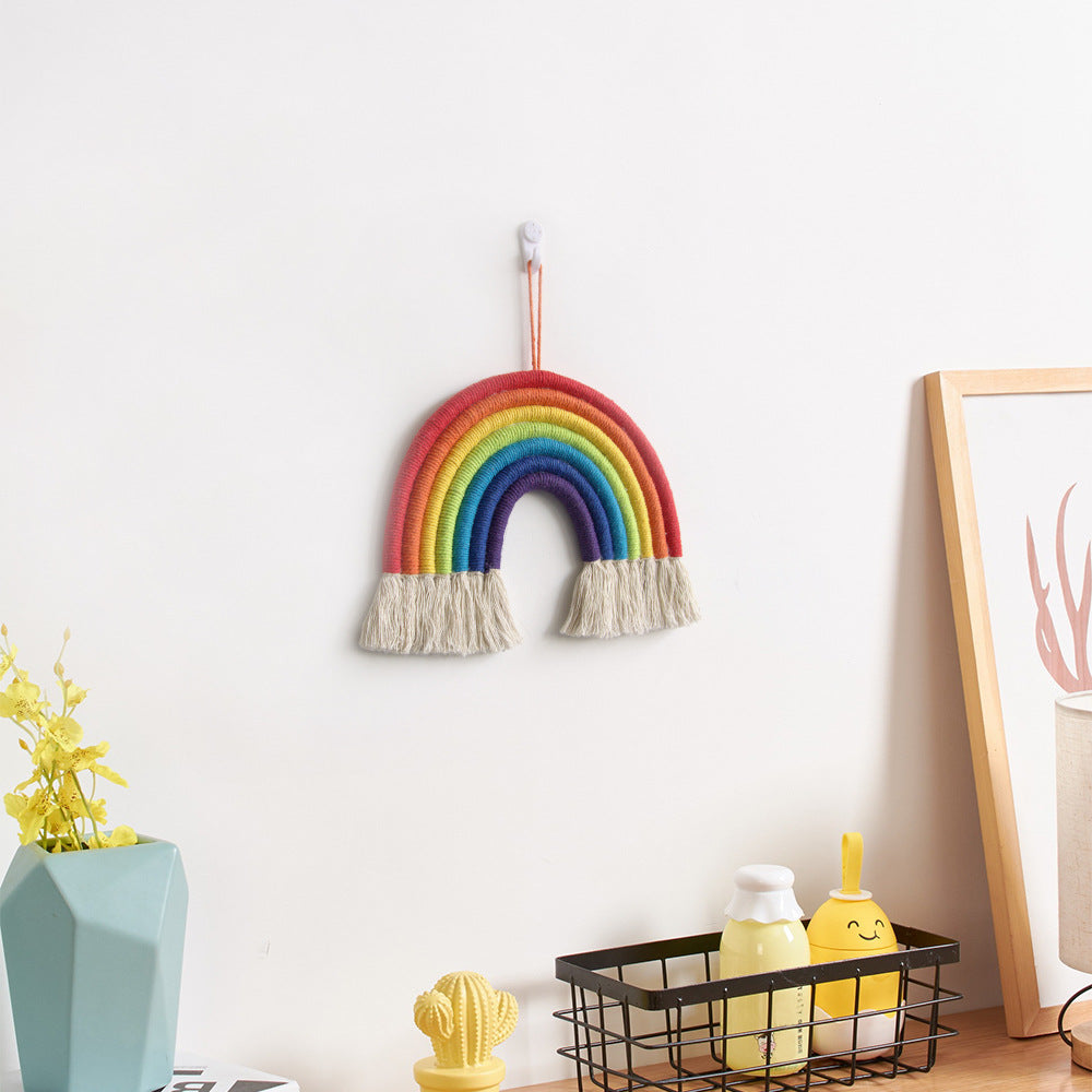 Rainbow Handwoven Tapestry