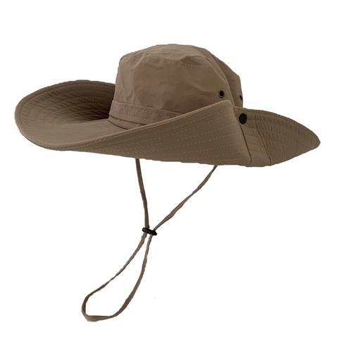 Western Cowboy Drawstring Fisherman's Hat Summer Large Brim Sun Hat