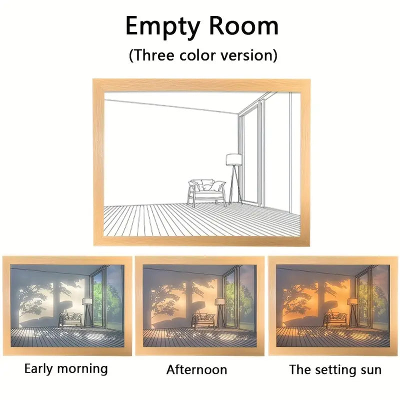 Creative Framed Lighting Painting Decoration