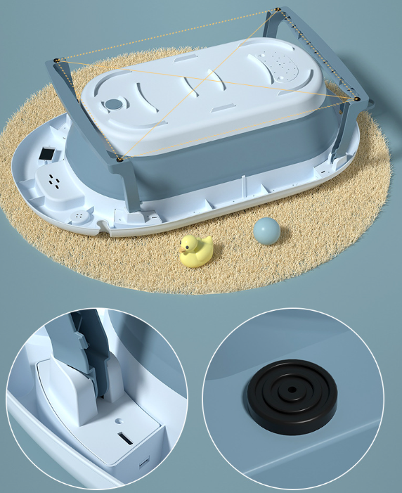 Real-time Tempreature infant Bathtub