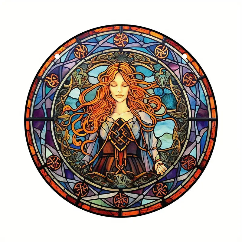 Witch Sun Catcher Wall Art Hanging