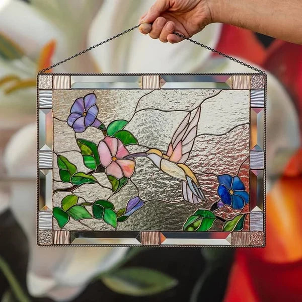 Cardinal Painted Acrylic Glass Panel
