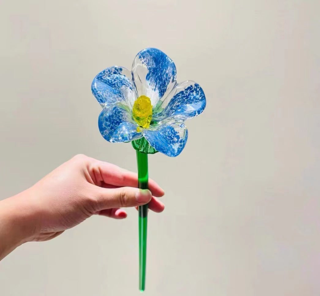 Murano Glass Flower-Glass Lovely Flower Bouquet