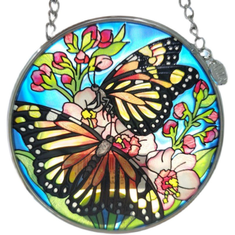 Stained Glass Butterfly Window Hangings