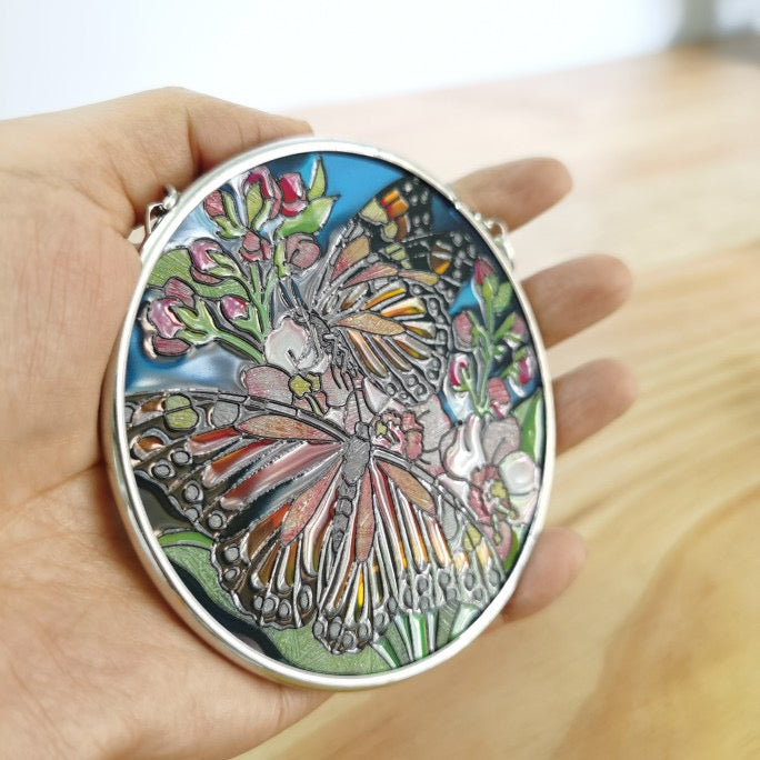 Stained Glass Butterfly Window Hangings