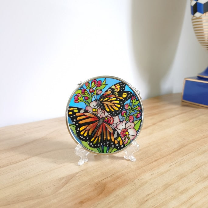Stained Glass Butterfly Window Hangings