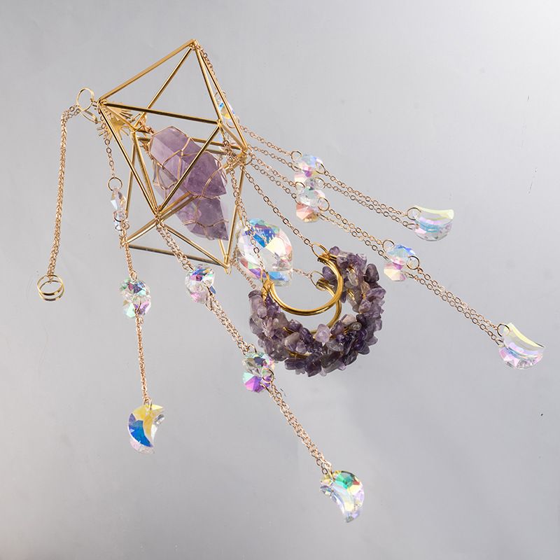 Light and Shadow Crystal Wind Chime Dream Suncatcher Ornament