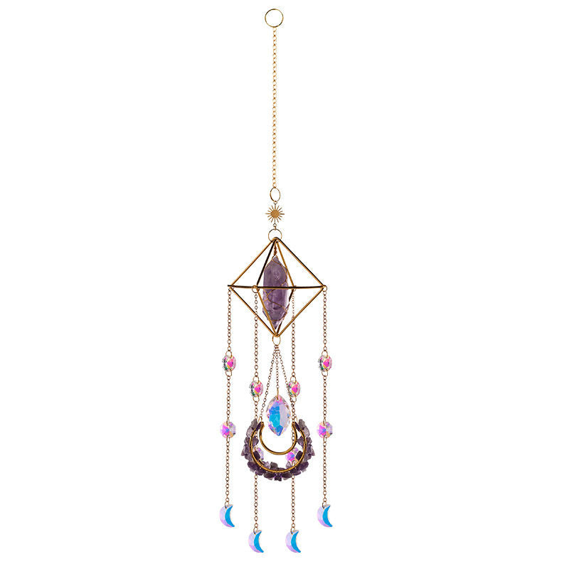 Light and Shadow Crystal Wind Chime Dream Suncatcher Ornament