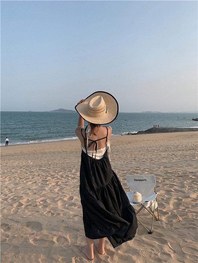 Raffia Braided Straw Hat Women Summer Sunshade Beach Vacation Hat