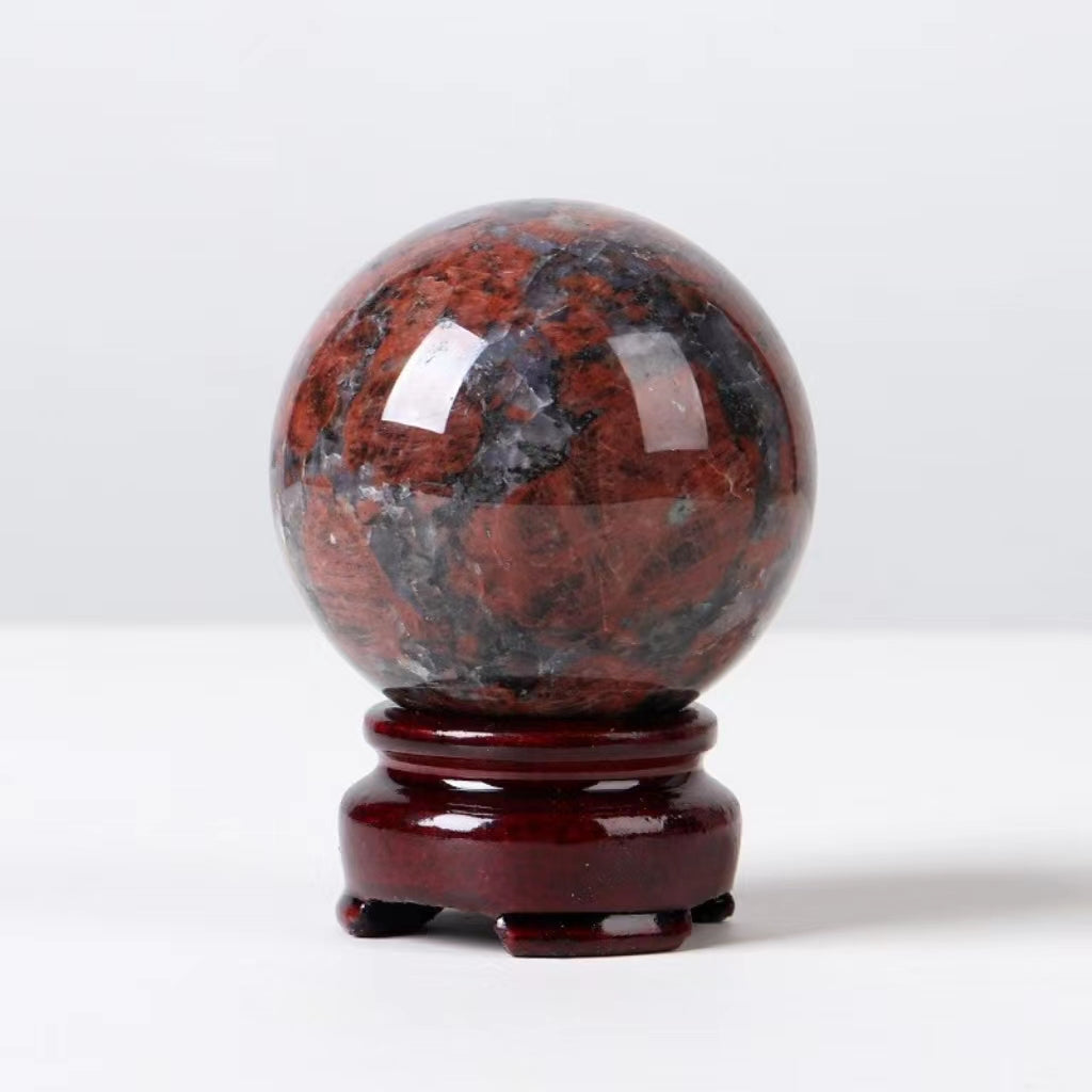 Natural Crystal Ball for Divination, Reiki Healing, Home Decoration