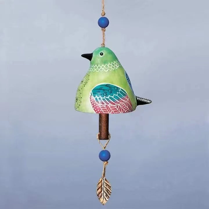 Bird Song Bell Resin Crafts Wind Chime Hangings Patio Furniture Decoration